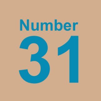 Number 31 logo